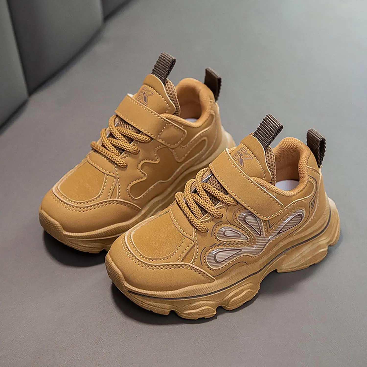 Fashion All Seasons Children Sports Shoes Girls Boys Flat Sole Thick Sole Non Slip Comfortable Casual C1n Cleats