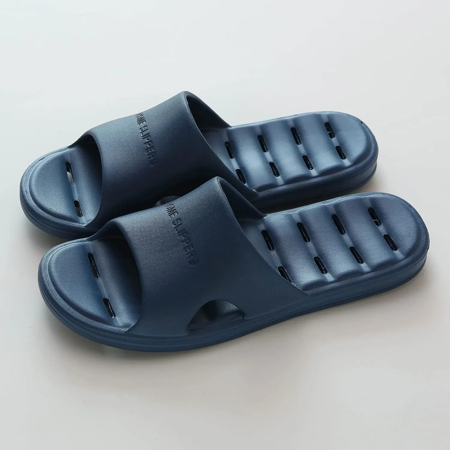 Fashion All Seasons Men Slippers Flat Non Slip Lightweight Home Bathroom Comfortable Hollow Home Slippers Men And Women Men S