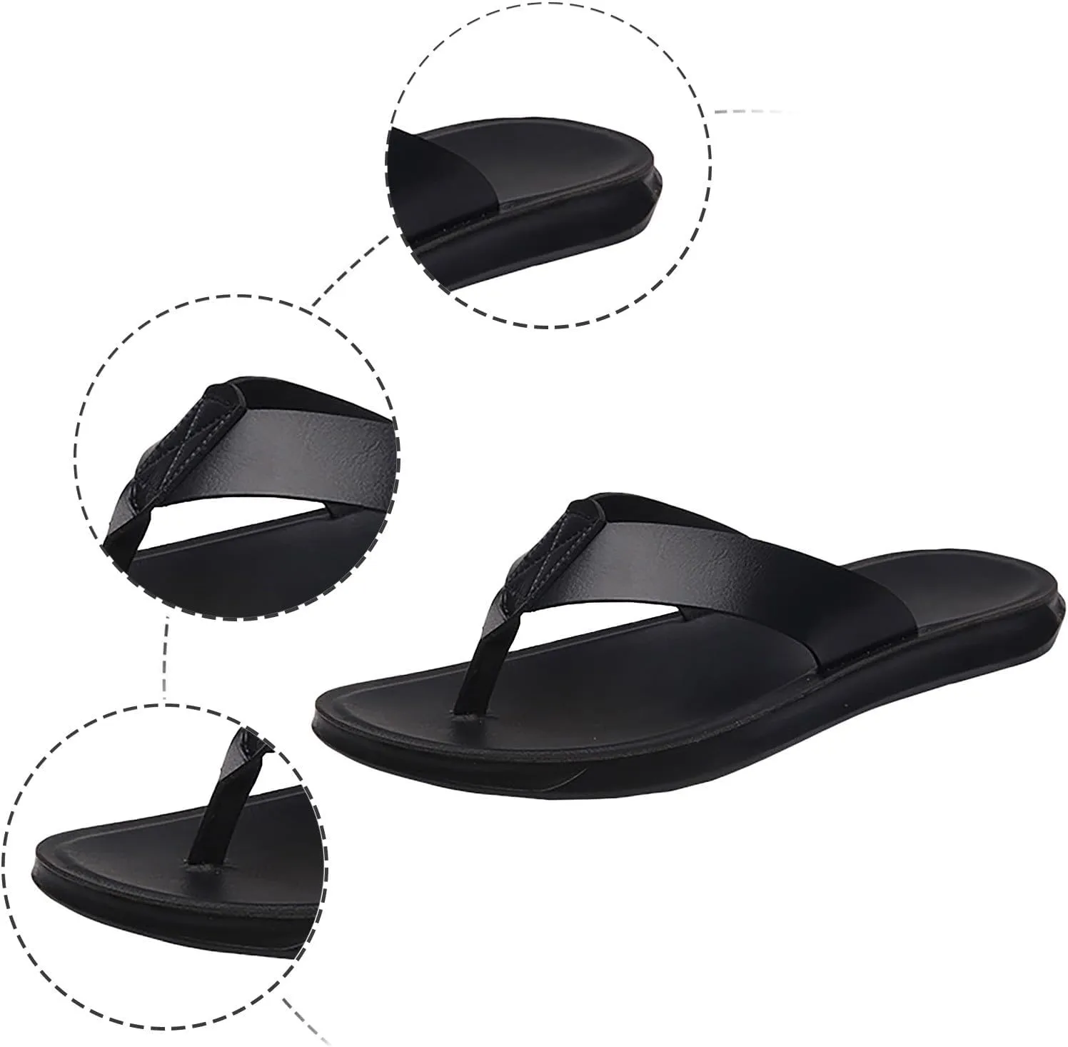 Fashion Men's Summer Beach Breathable Shoes Sandals Male Slipper Flip Flops Flat Shoes Mens Slide Sandals Size 11 Men's Sport