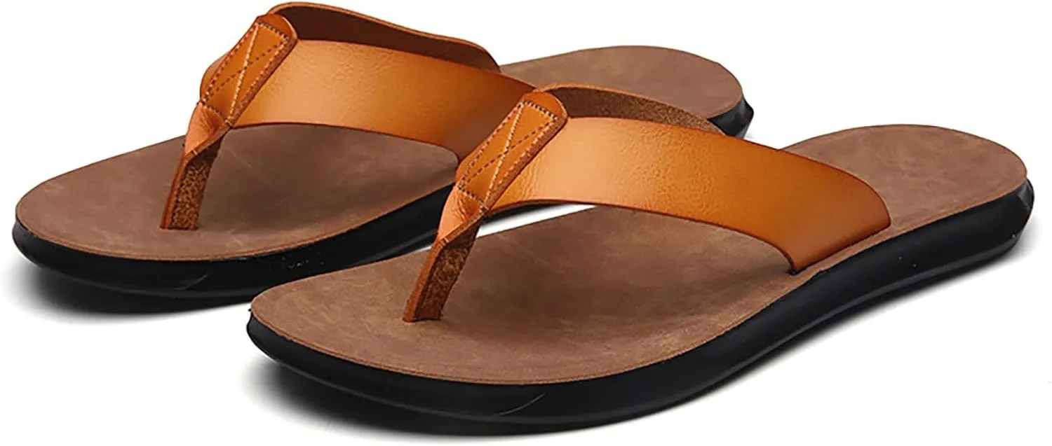 Fashion Men's Summer Beach Breathable Shoes Sandals Male Slipper Flip Flops Flat Shoes Mens Slide Sandals Size 11 Men's Sport
