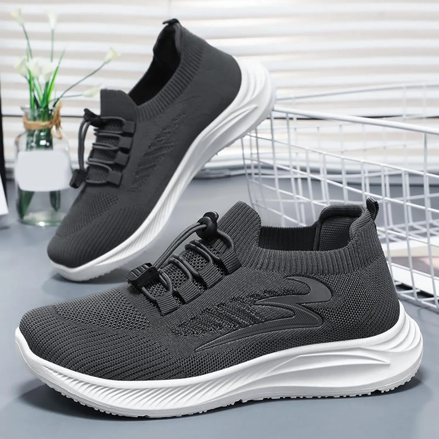Fashion Orthopedic Sneakers for Men Recovery Air Athletic Running Tennis Shoe Arch Support Sports Shoes for Men