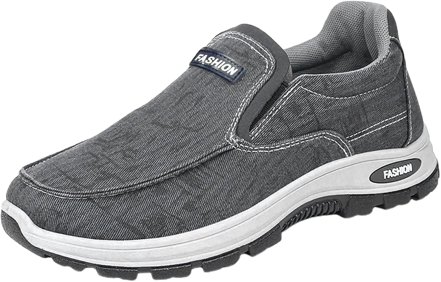 Fashion Sneakers Comfortable Men's Shoes Breathable Solid Color Casual Soft Sole Comfortable Simple Walking Shoes