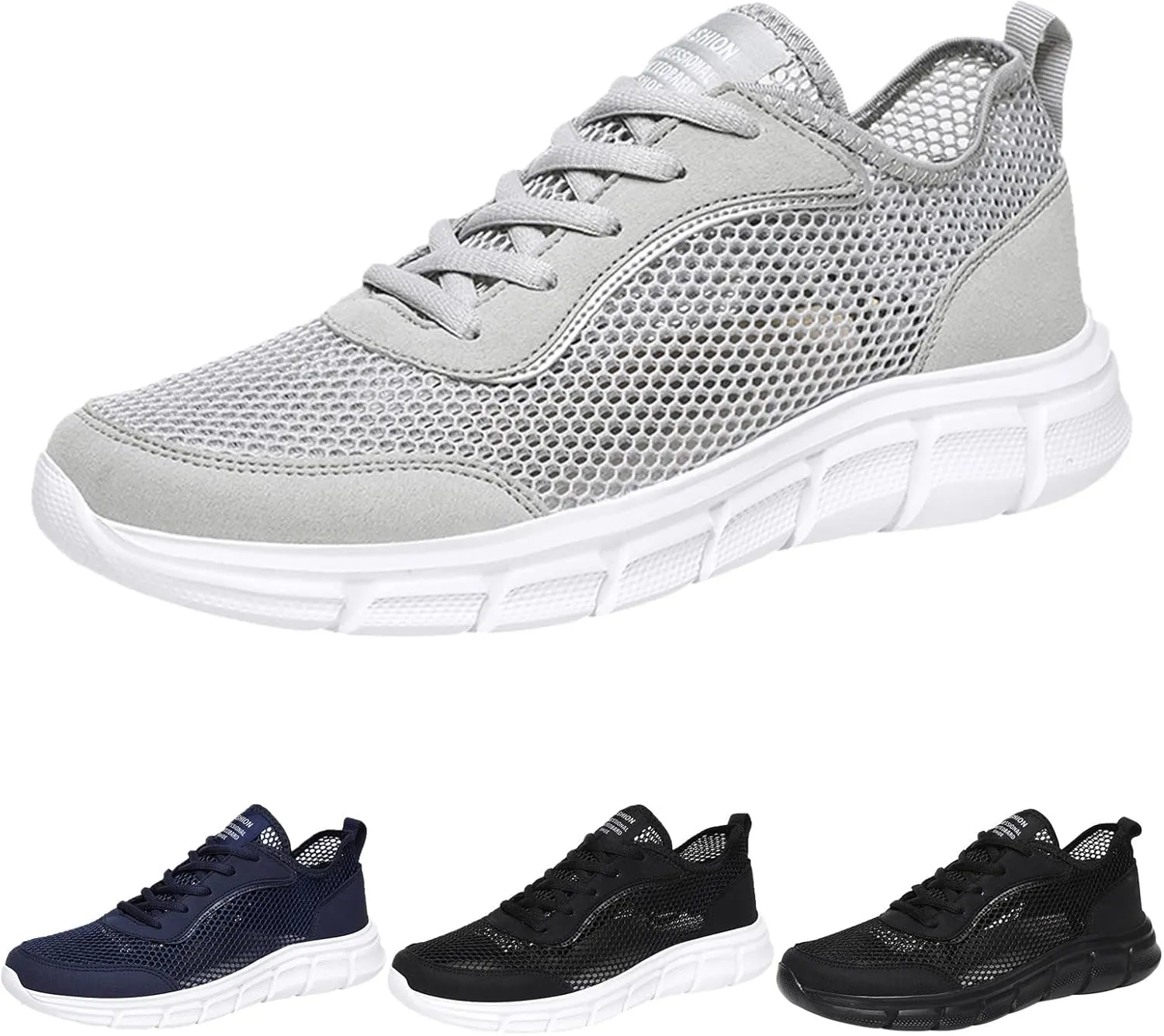 Fashion Spring and Summer Men Sports Shoes Flat Bottom Lightweight Fly Woven Mesh Hollow Mens Sneaker Boots Low Top Men's SPO