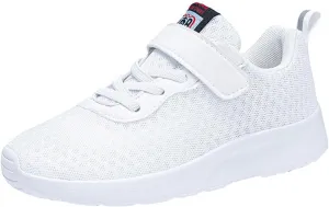 Fashionable Children's Sports Shoes Mesh Breathable Comfortable Lightweight Flat Bottom Soft Lace Boys' Athletic Shoes