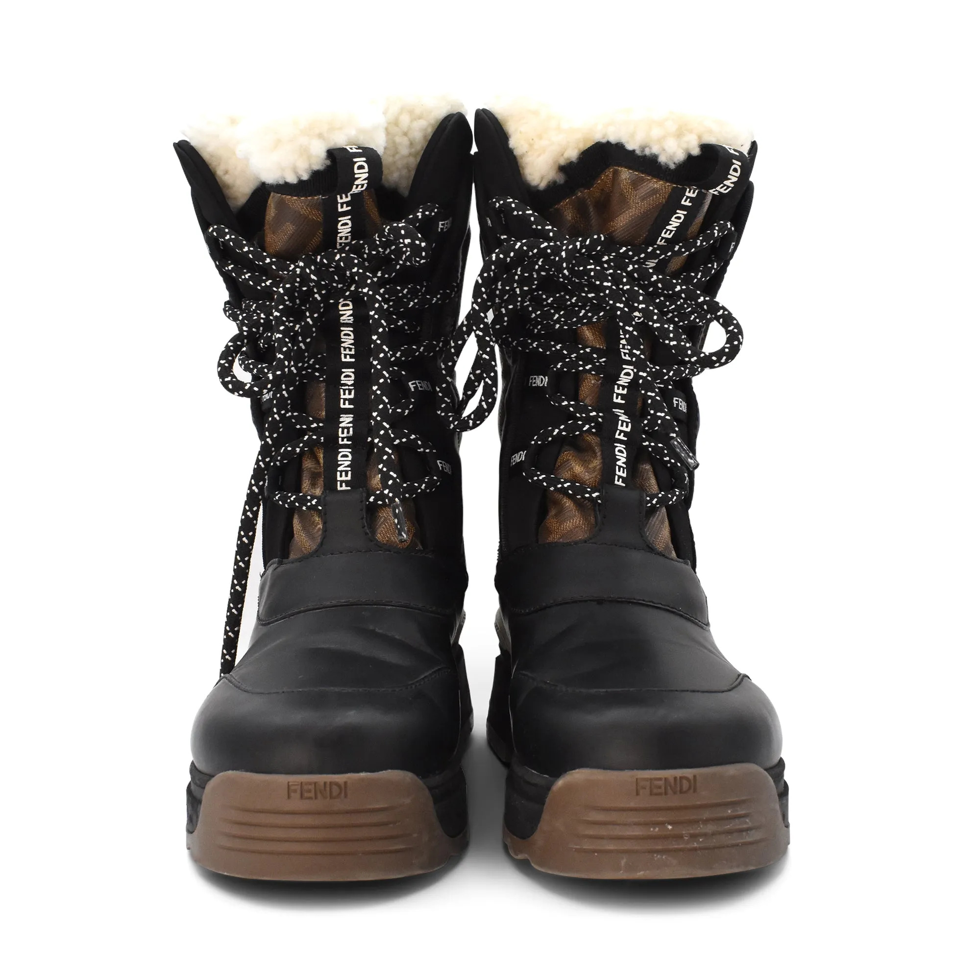Fendi Zucca Snow Boots - Women's 37.5