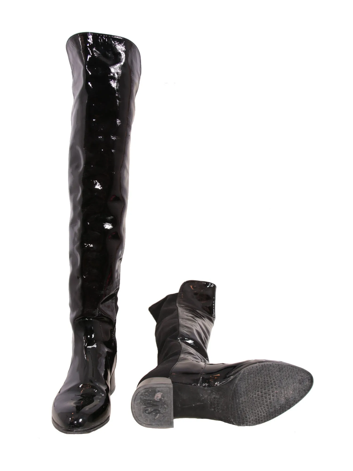Fifo Over-The-Knee Patent Boots