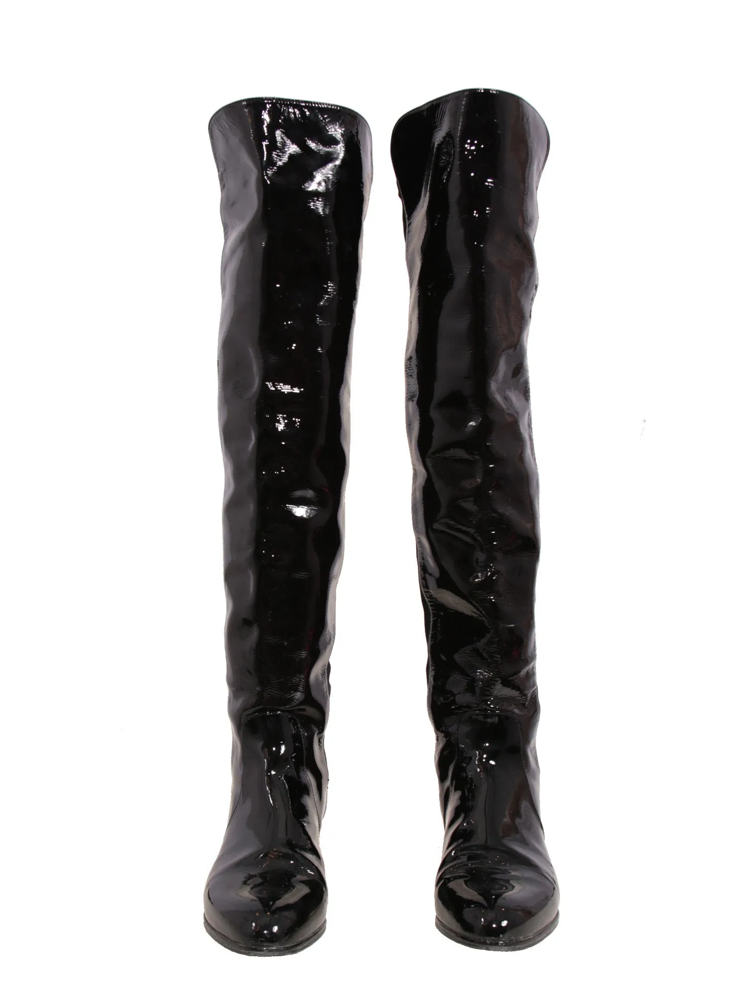 Fifo Over-The-Knee Patent Boots