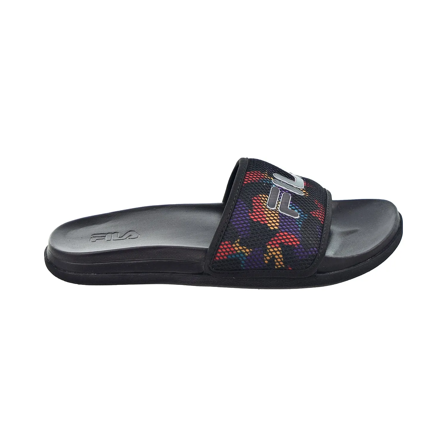 Fila Drifter Lux 90s Women's Slide Sandals Black-Old Gold-Capri Breeze