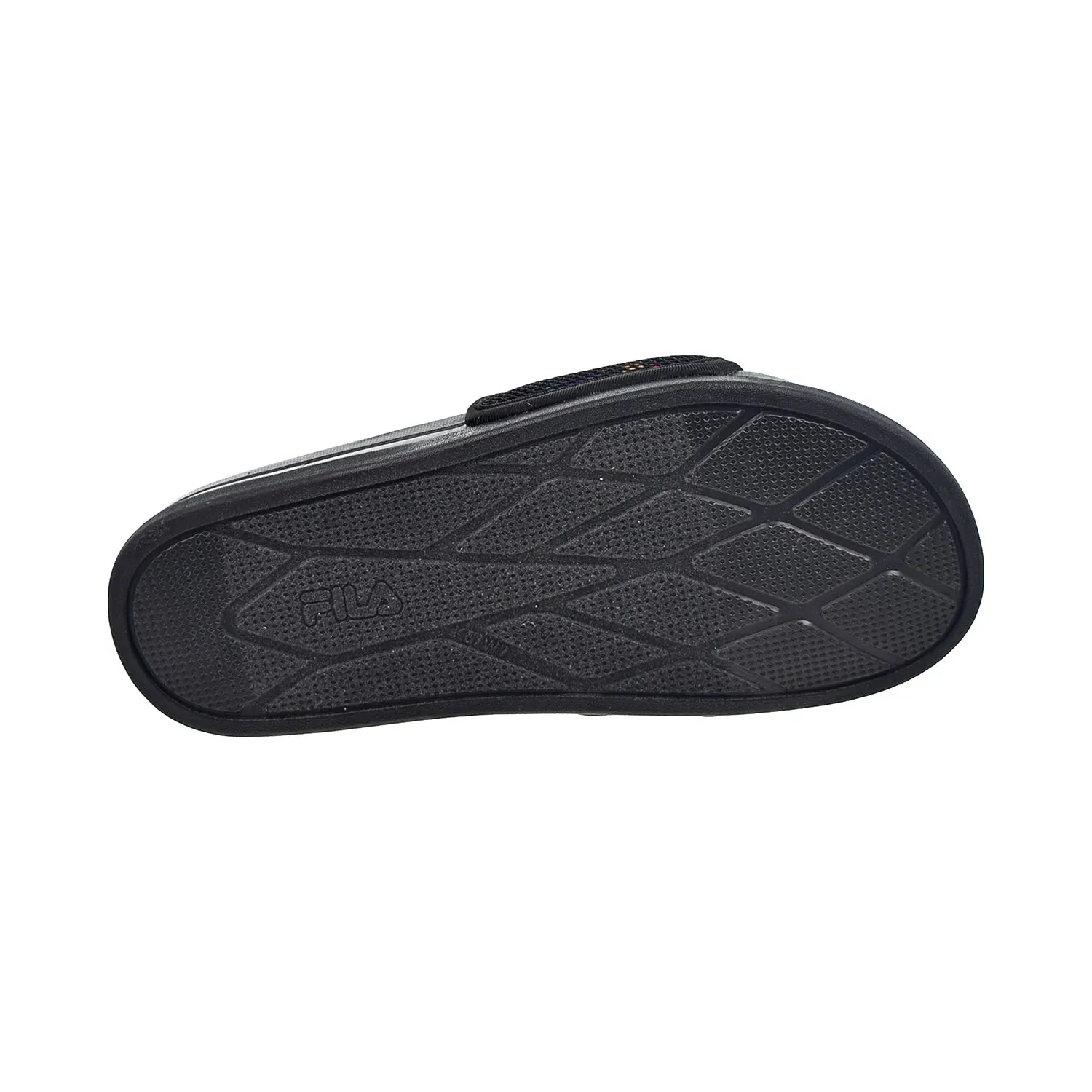Fila Drifter Lux 90s Women's Slide Sandals Black-Old Gold-Capri Breeze
