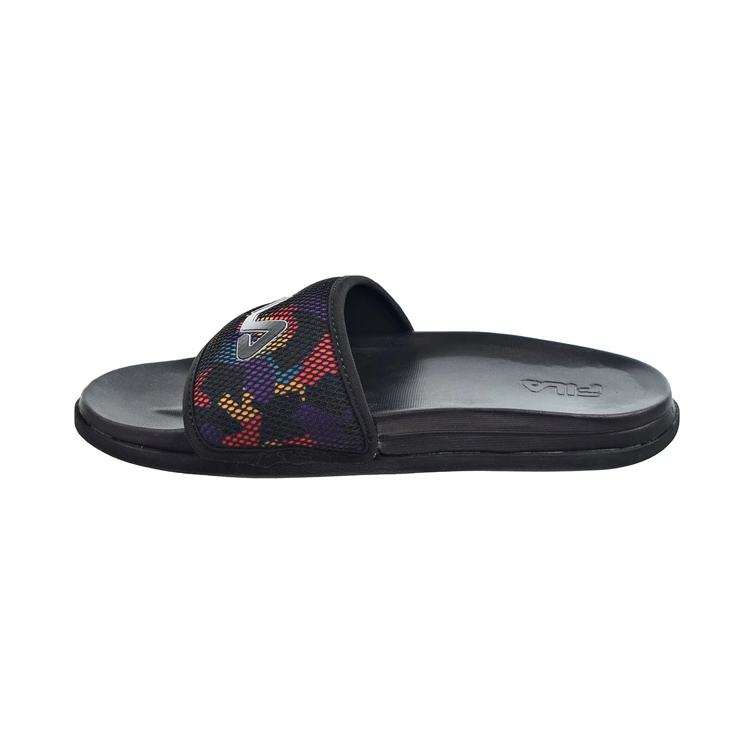 Fila Drifter Lux 90s Women's Slide Sandals Black-Old Gold-Capri Breeze