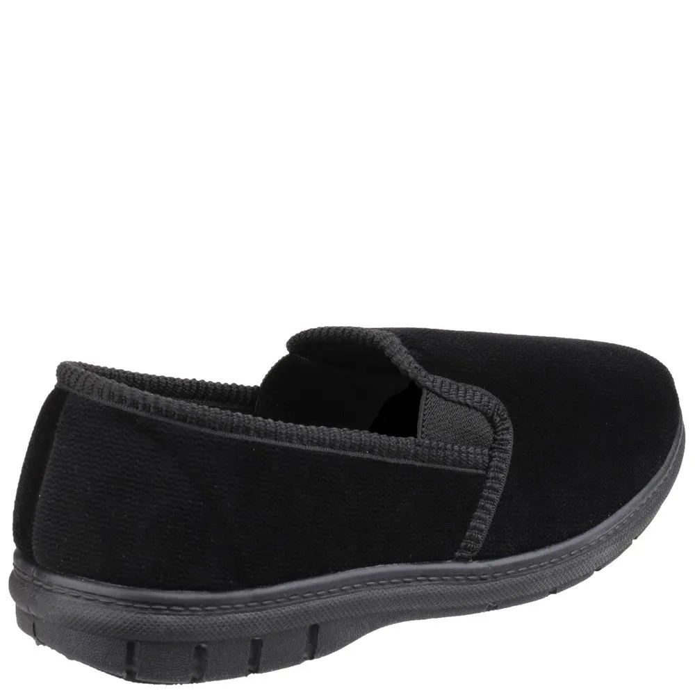 Fleet & Foster John Twin Gusset Memory Foam Slipper