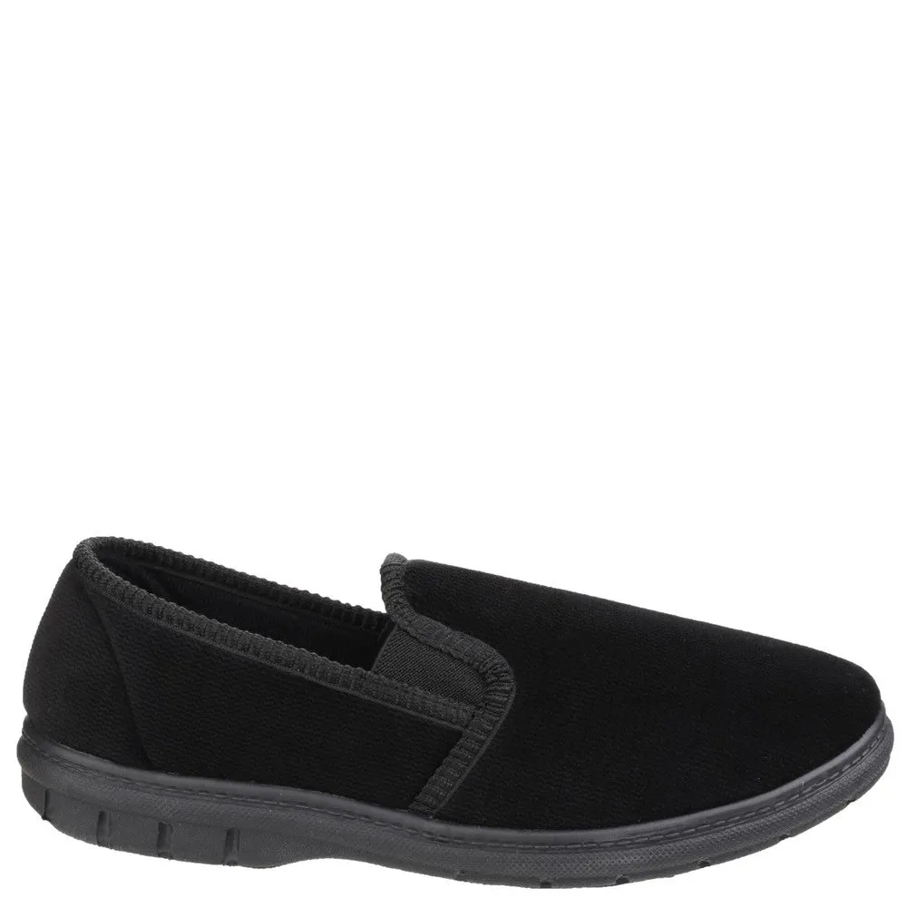 Fleet & Foster John Twin Gusset Memory Foam Slipper