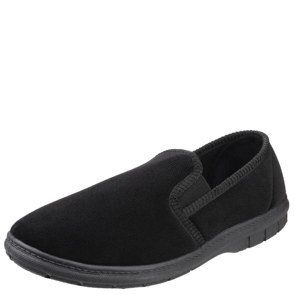 Fleet & Foster John Twin Gusset Memory Foam Slipper