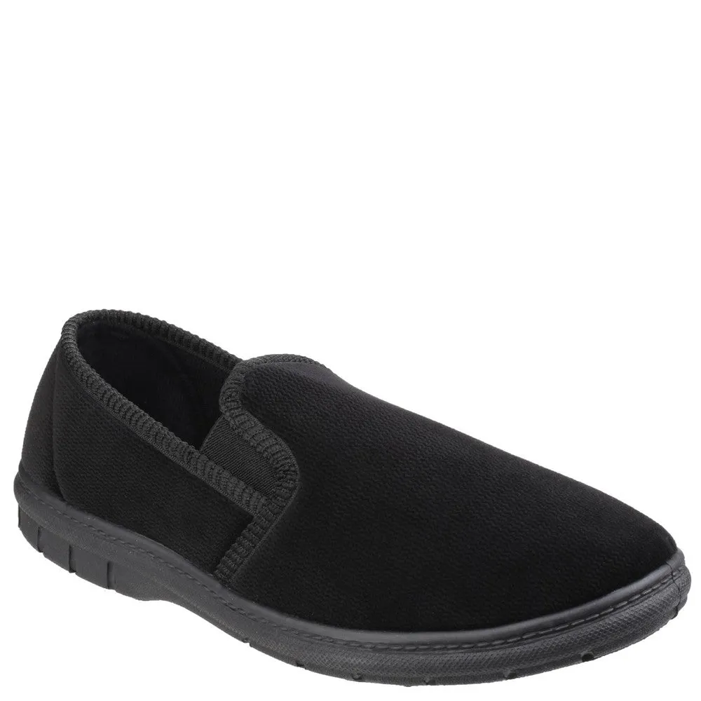 Fleet & Foster John Twin Gusset Memory Foam Slipper