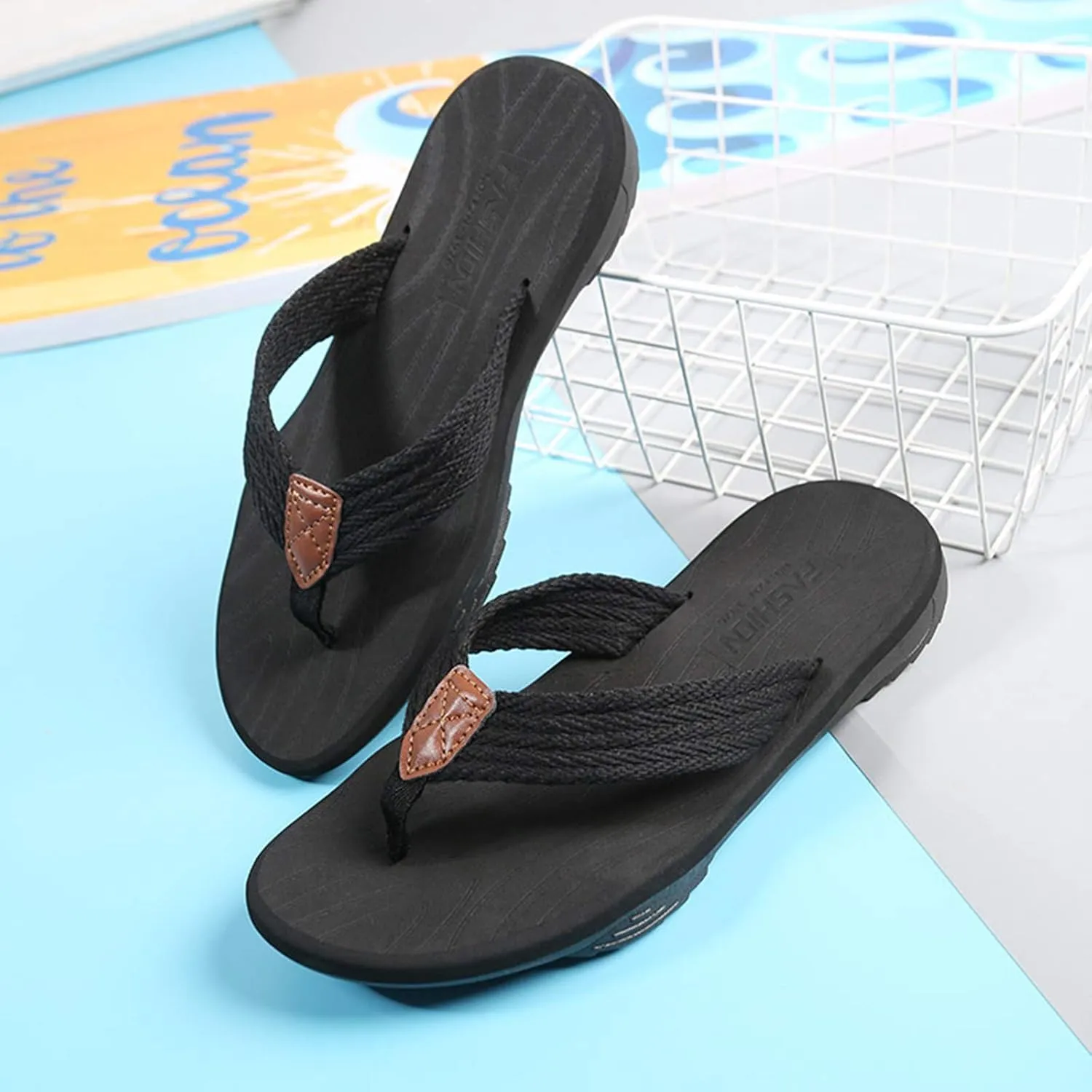Flip Women's Flops Men's Shoes Flat Summer Slippers Beach Sandals Slippers Men's Slipper Clog Size 12