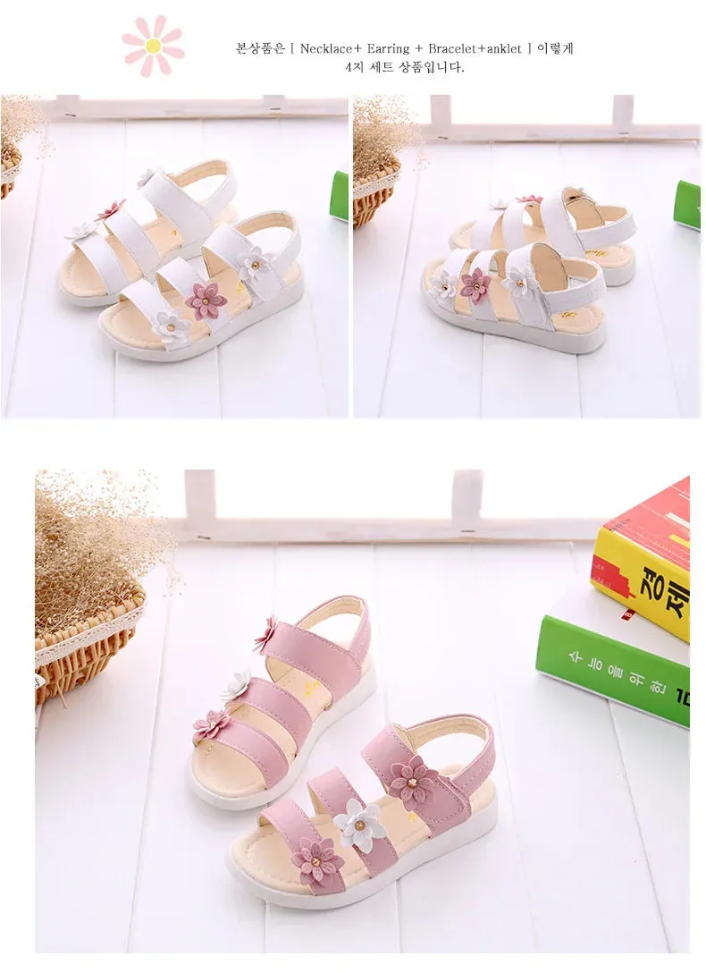 Floral Princess Beach Sandals