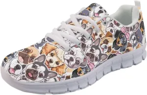 Forchrinse Purple Bling Bling Galaxy Space Print Unisex Sneakers,Women Running Shoes Men Lightweight Athletic Sports Shoes Breathable