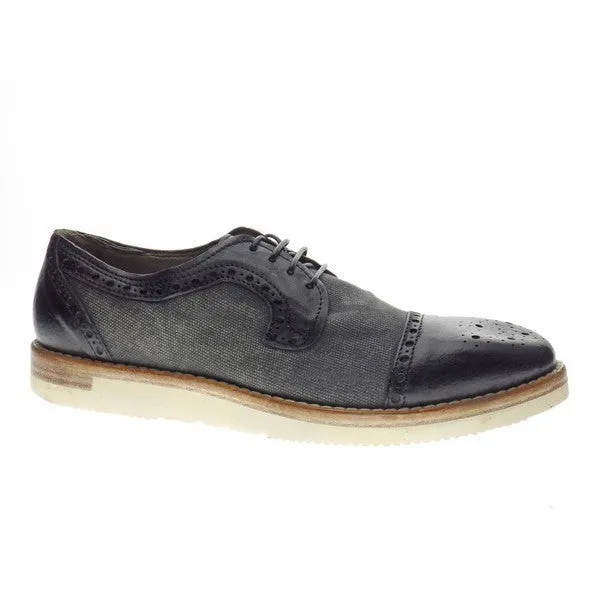 Forte 2166 Black Lace-Up Men's Shoes
