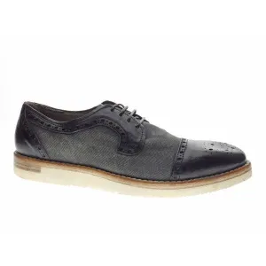 Forte 2166 Black Lace-Up Men's Shoes