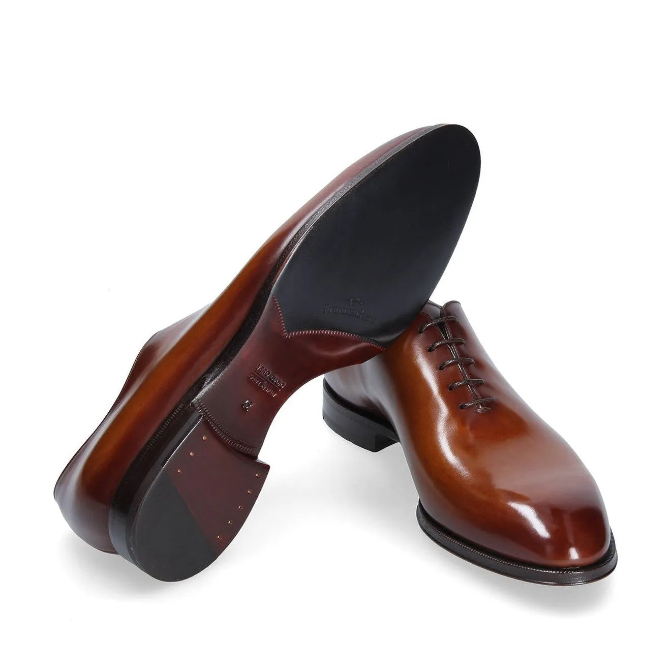 Franceschetti French Imperia Men's Shoes Calf-Skin Leather Whole-Cut Oxfords (FCCT1021)