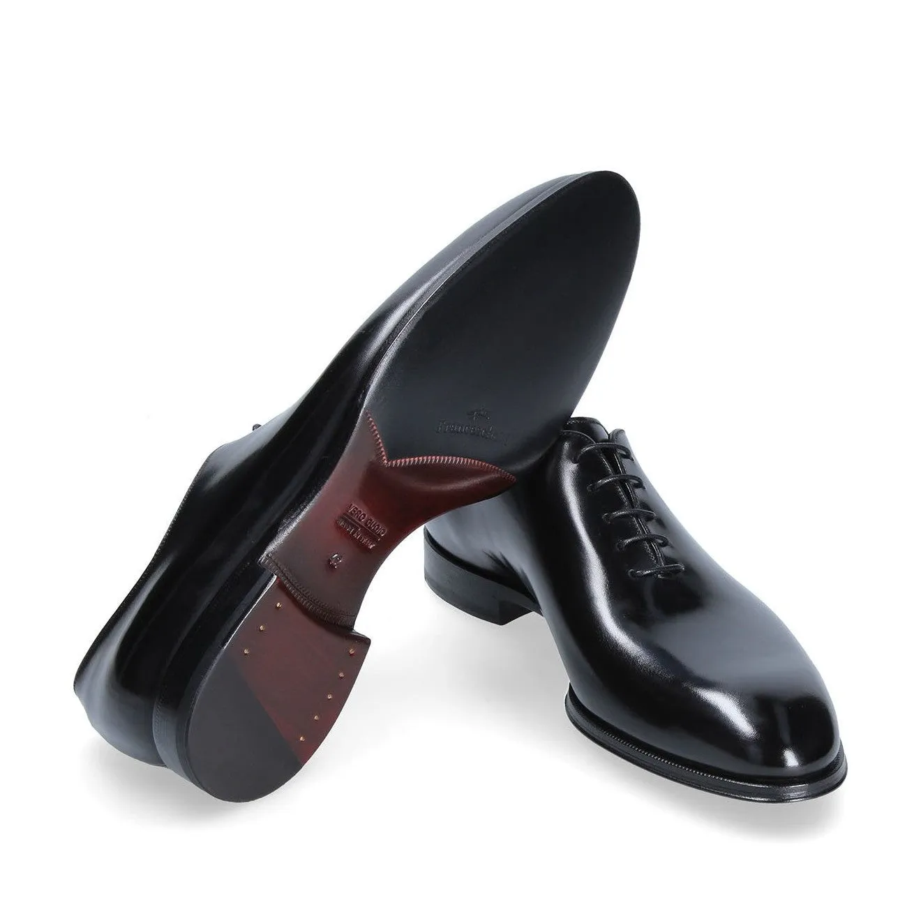 Franceschetti French Imperia Men's Shoes Calf-Skin Leather Whole-Cut Oxfords (FCCT1021)