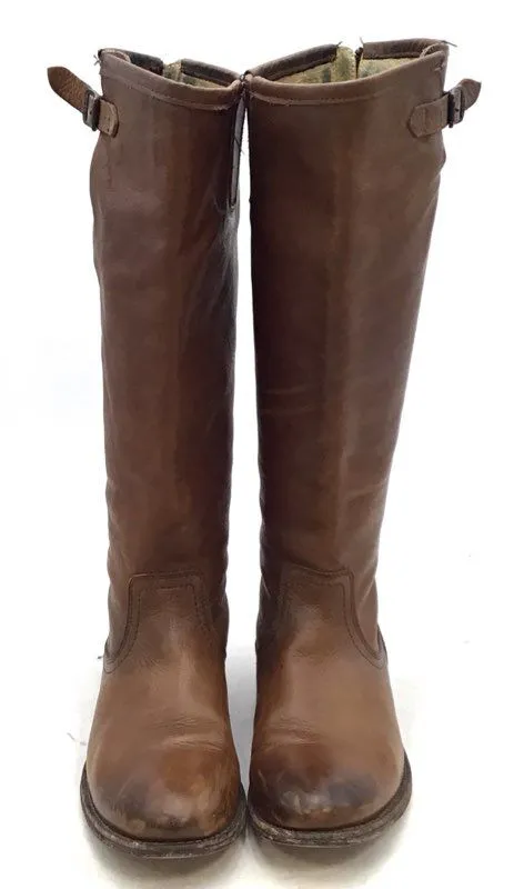 Frye Women's Pippa 77007 Brown Riding Boots - Size 8.5B