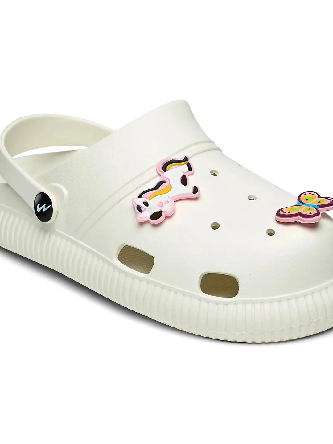 GC-9002C White Child Clogs