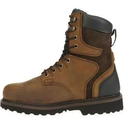 Georgia Men's Brookville 8" Waterproof Work Boot - Brown - G9134