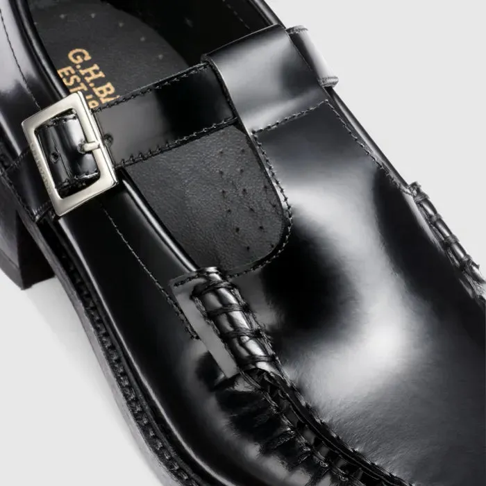 G.H. BASS MARY JANE WEEJUN HEEL BLACK