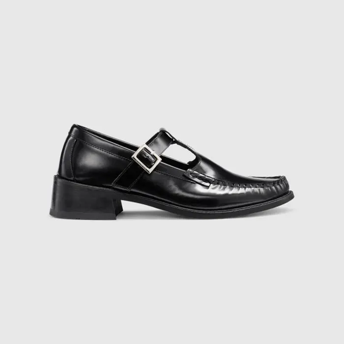 G.H. BASS MARY JANE WEEJUN HEEL BLACK