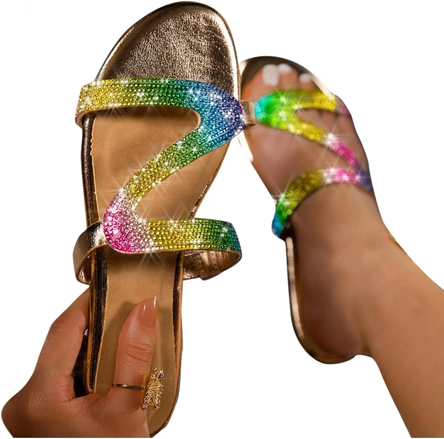 Gibobby Sandals for Women Wide Width,2019 New Comfy Platform Sandal Summer Beach Shoes Ladies Slippers Flip Flops