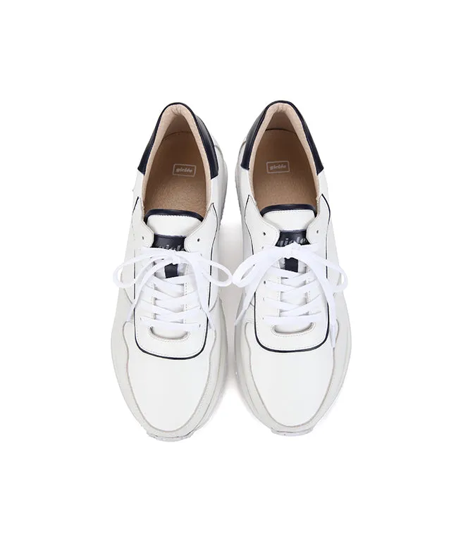 Giclee Unisex Courtyard Premium Leather Golf Shoes - Navy