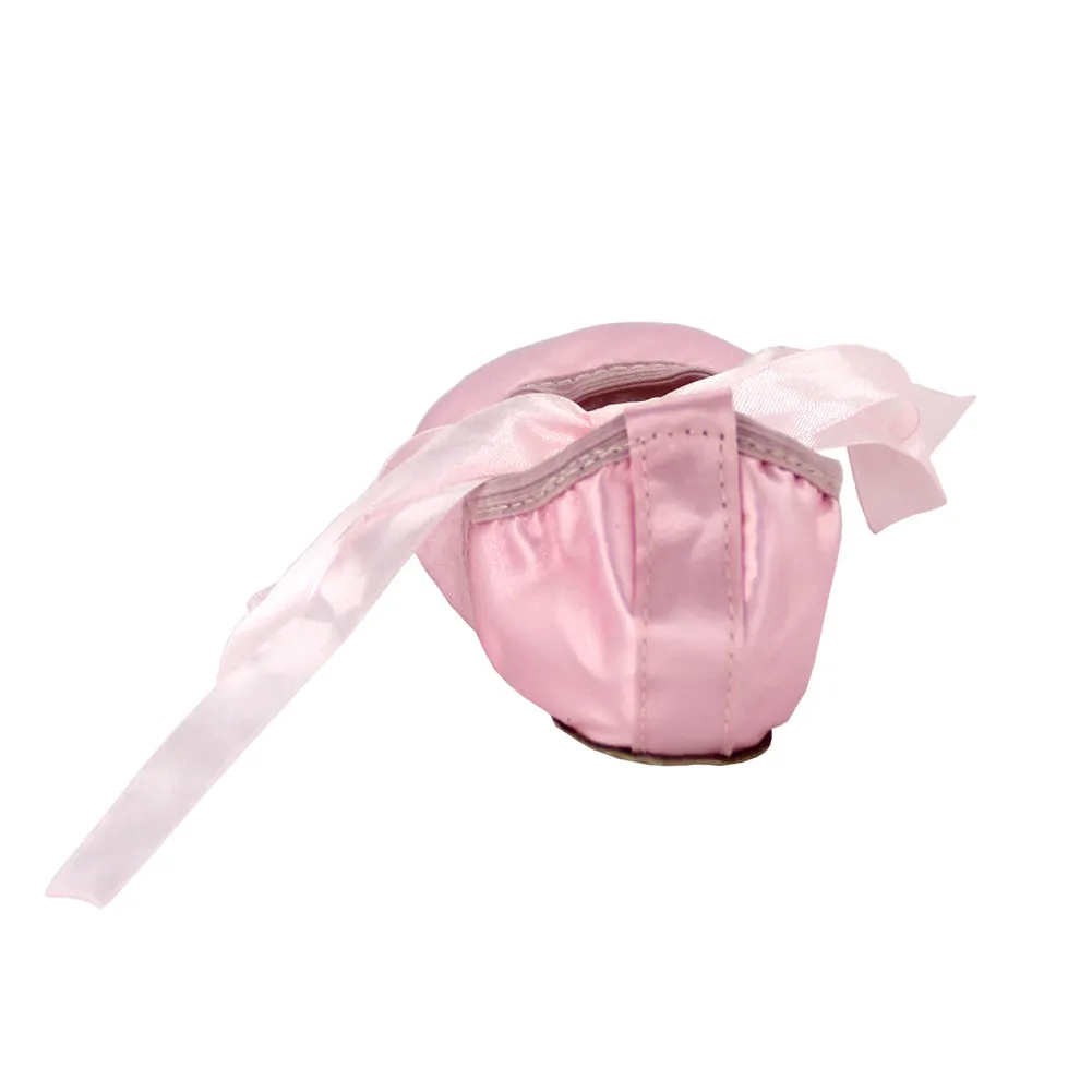 Girl's Ballet Slippers Ballerina Gymnastic Flats with Ribbons