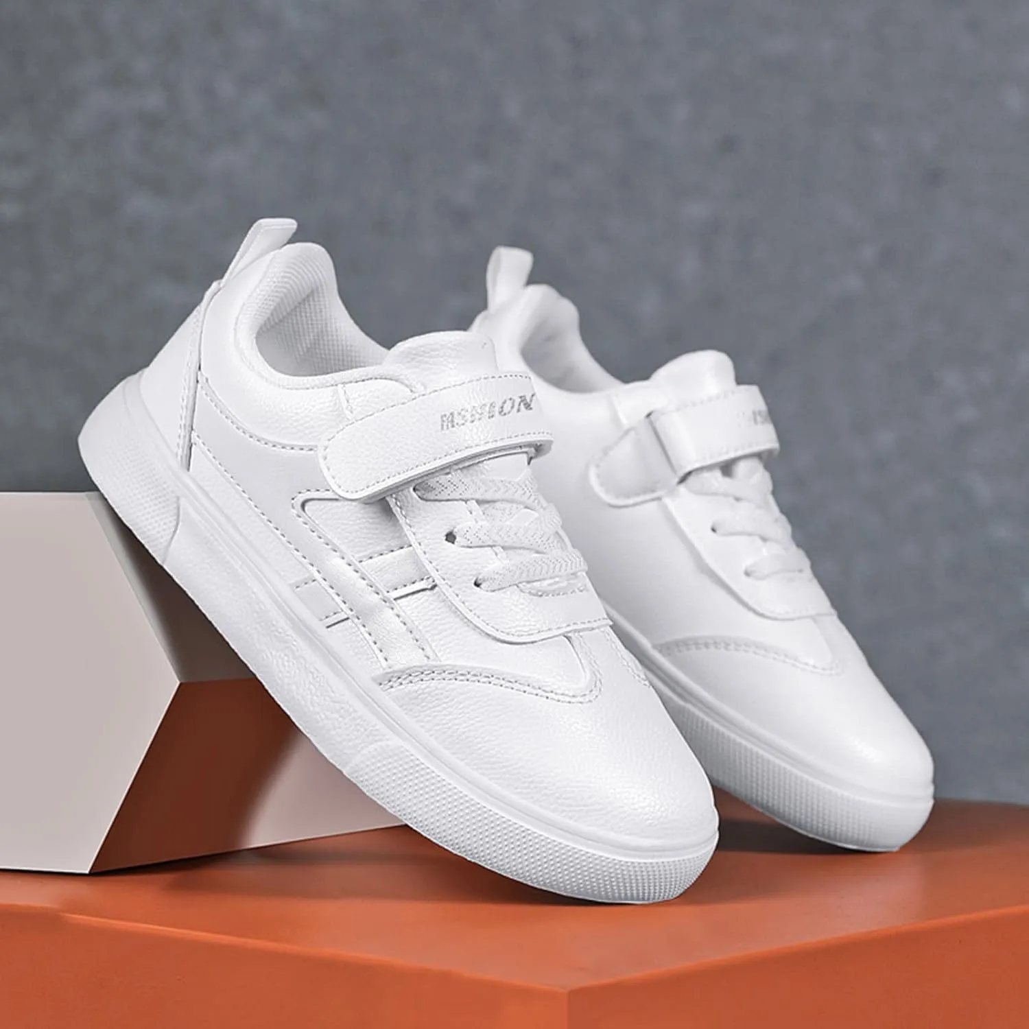 Girls Boys Fashion Sneakers Kids Casual Sneakers Adjustable Lightweight Unisex Kids Shoes
