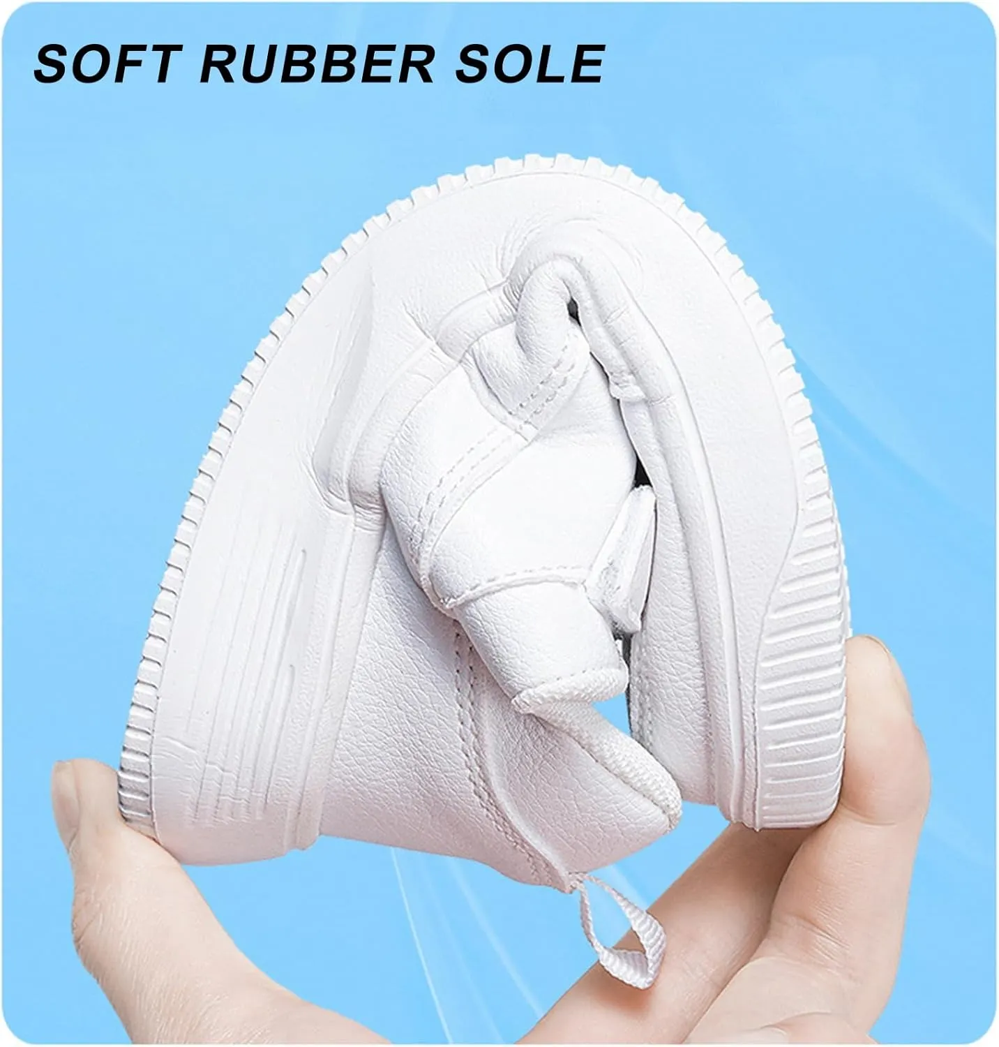 Girls Boys Fashion Sneakers Kids Casual Sneakers Adjustable Lightweight Unisex Kids Shoes