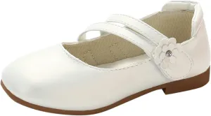 Girls Dress Shoes Flower Girl Little Kids Mary Jane Ballet Flats Flower Wedding Party Communion Shoes