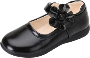 Girls Dress Shoes Toddler Girls School Uniform Shoes Mary Jane Flower Girl Ballet Flats for Wedding Party