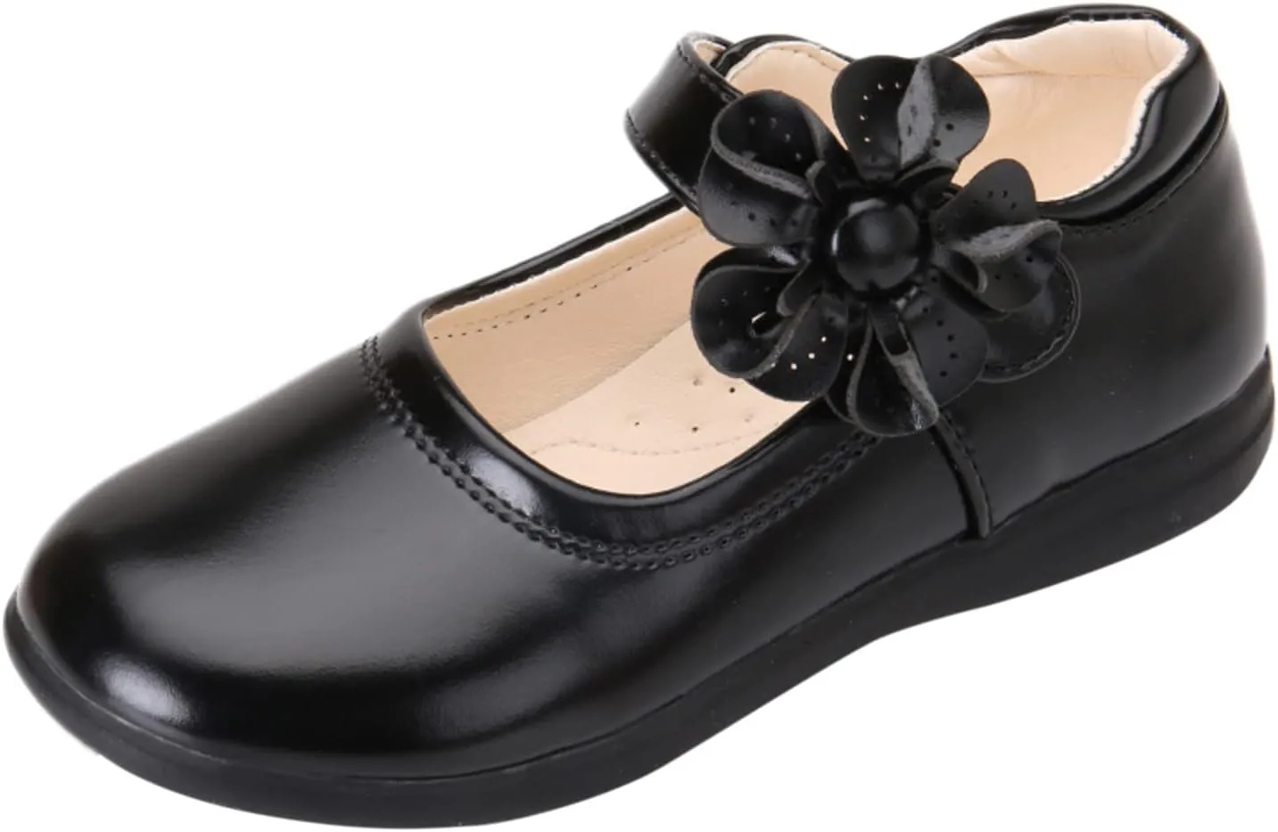 Girls Dress Shoes Toddler Girls School Uniform Shoes Mary Jane Flower Girl Ballet Flats for Wedding Party