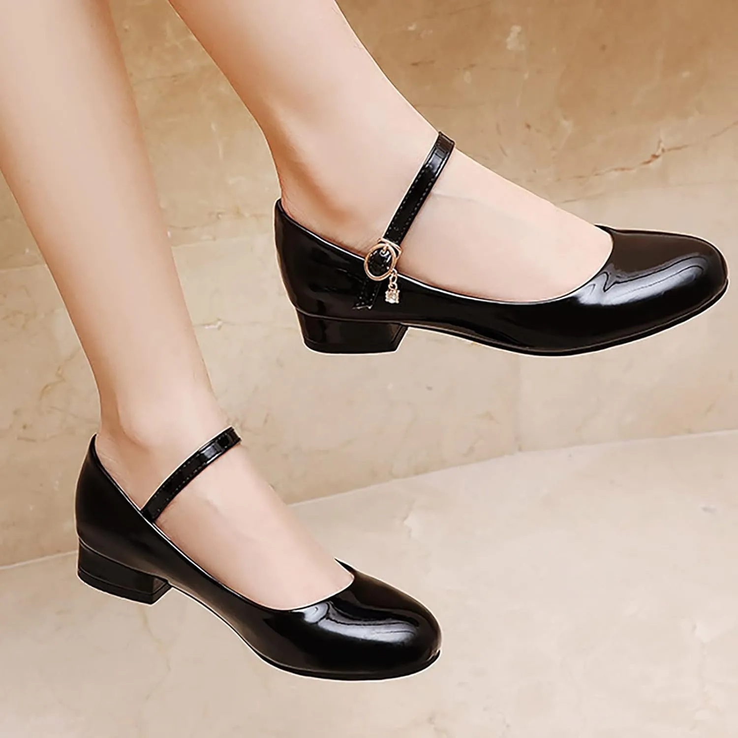 Girls Mary Jane Dress Shoes Toddler Flower Girls Kids Casual Slip on Ballet Flats School Wedding Party Shoes