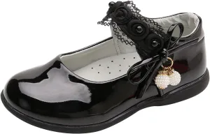 Girls Mary Jane Shoes School Kids Uniform Flat Ballet Strap Dress Formal Slip-On Shoes Performance Shoes Kids Shoes