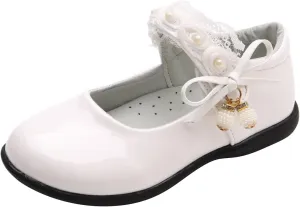 Girls Mary Jane Shoes School Kids Uniform Flat Ballet Strap Dress Formal Slip-On Shoes Performance Shoes Kids Shoes