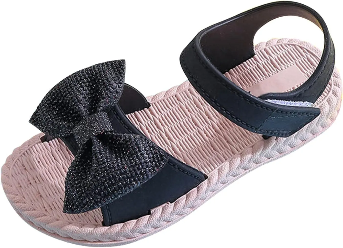 Girls Water Shoes Size 1 Toddler Kids Infant Girls Soild Bowknot Princress Shoes Soft Girl Robe and Slippers