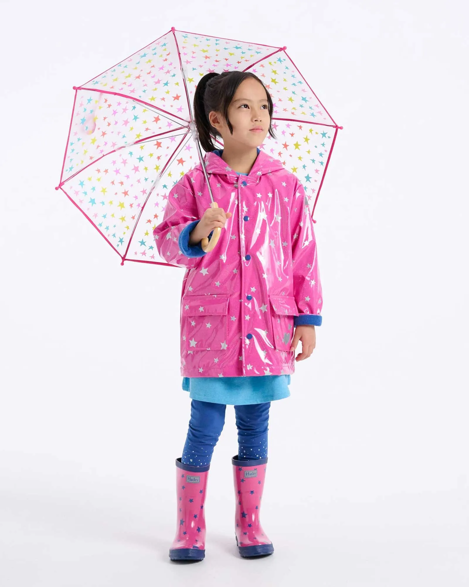 Glitter Stars Kids Gumboots