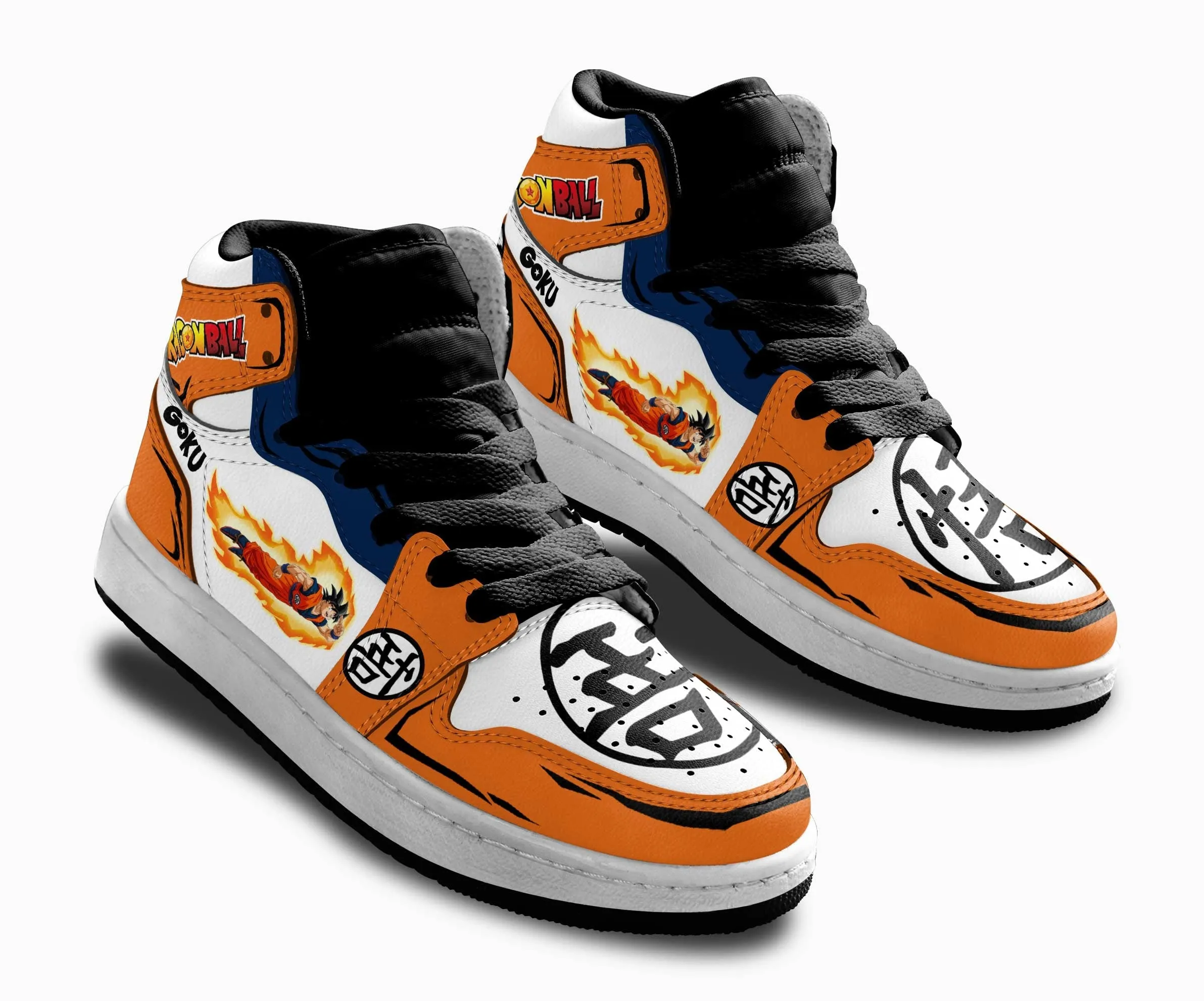 Goku Fly Kids Sneakers Custom Anime Dragon Ball Shoes For Kids