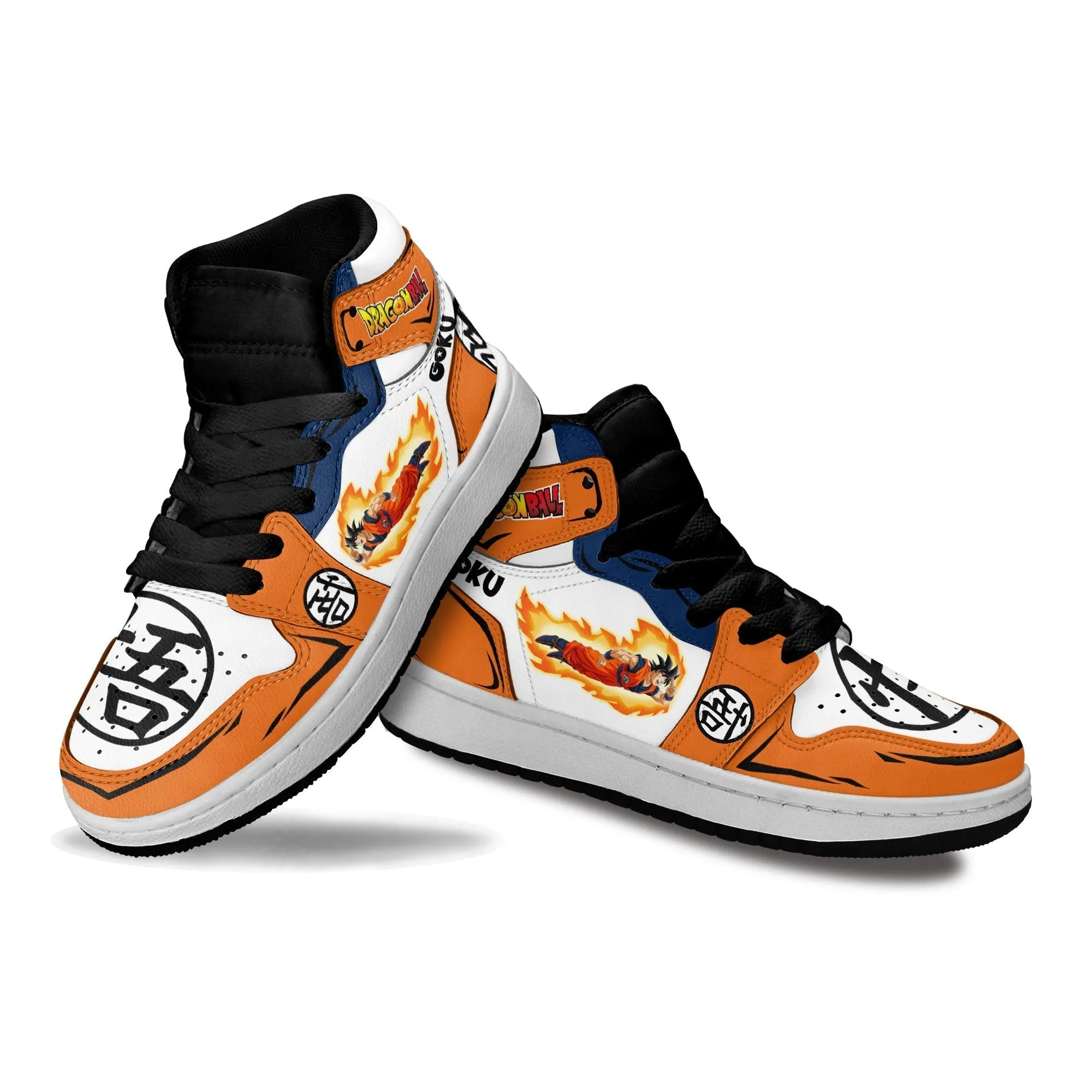 Goku Fly Kids Sneakers Custom Anime Dragon Ball Shoes For Kids