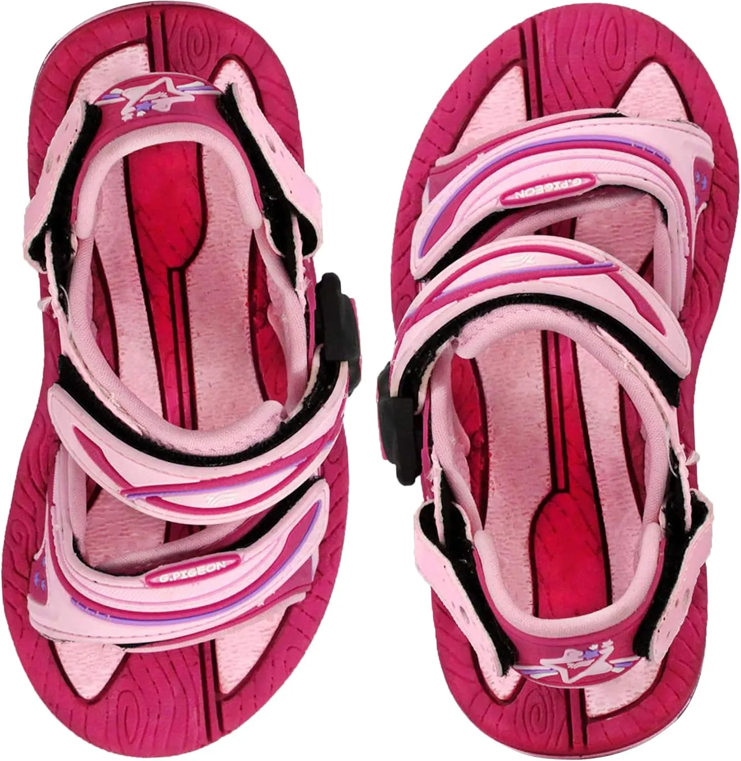 Gold Pigeon Shoes SIGNATURE Easy Snap Buckle Unisex -Child Outdoor Water Sandal for Kids Toddler Boys Girls