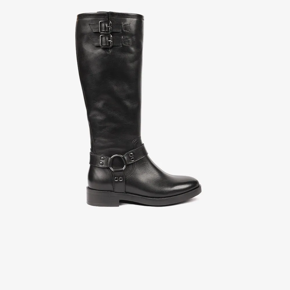 Greyder Women's Regal Knee High Boots In Black