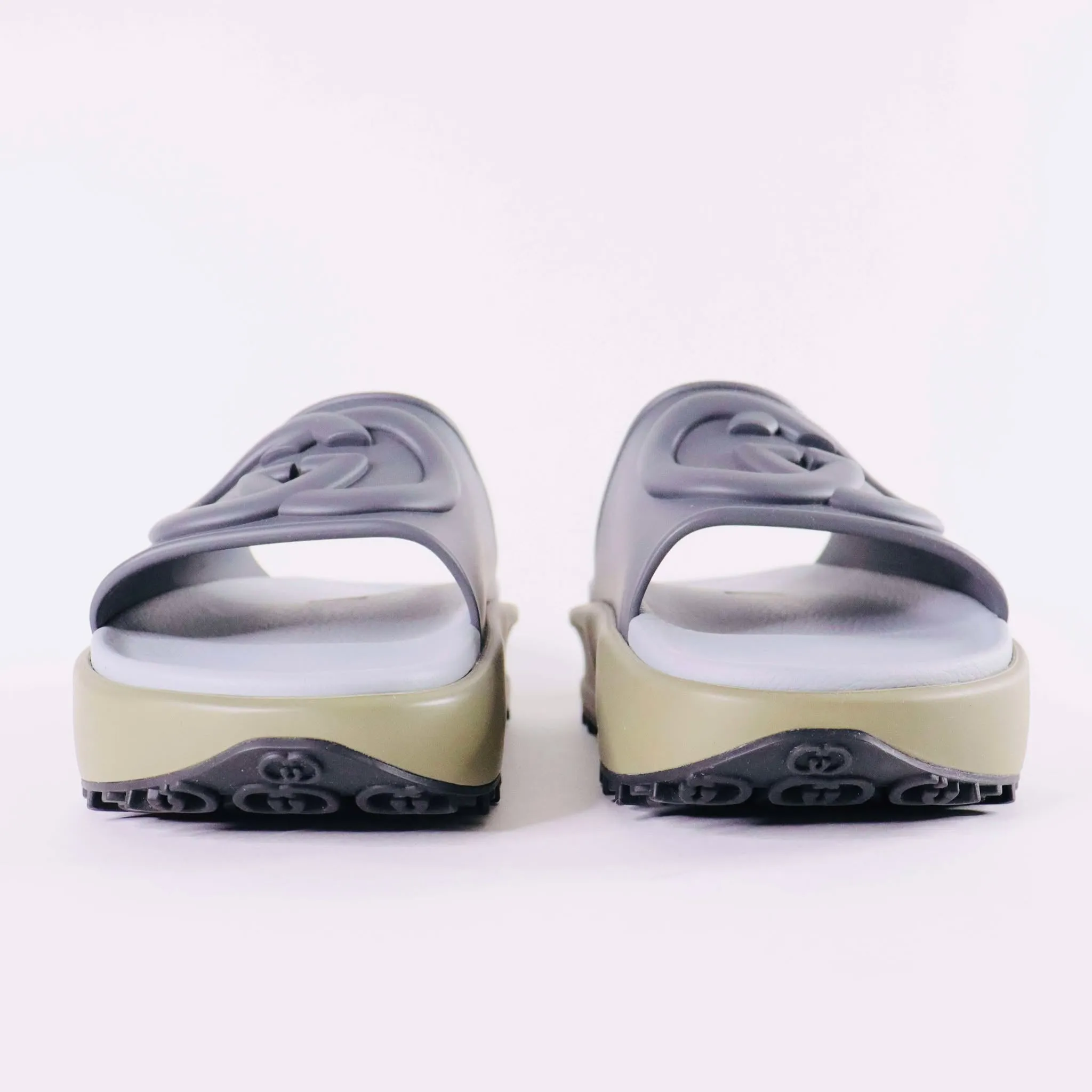 GUCCI Men's Interlocking G Slide Sandals