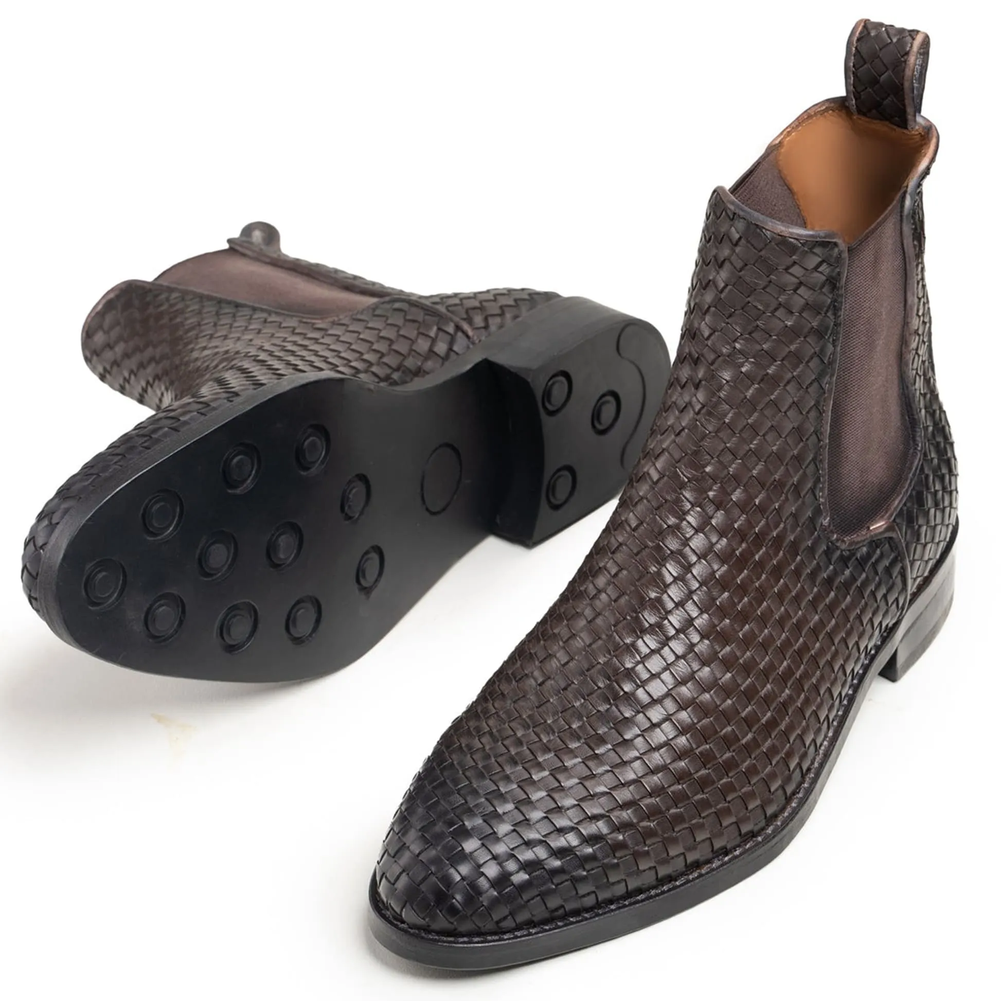 Handmade Customisable Men Leather Chelsea Boots