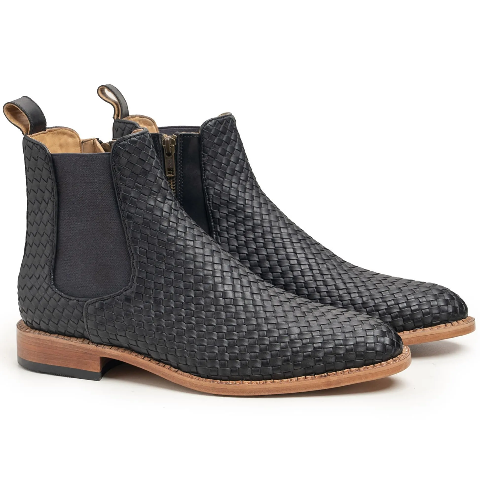 Handmade Customisable Men Leather Chelsea Boots